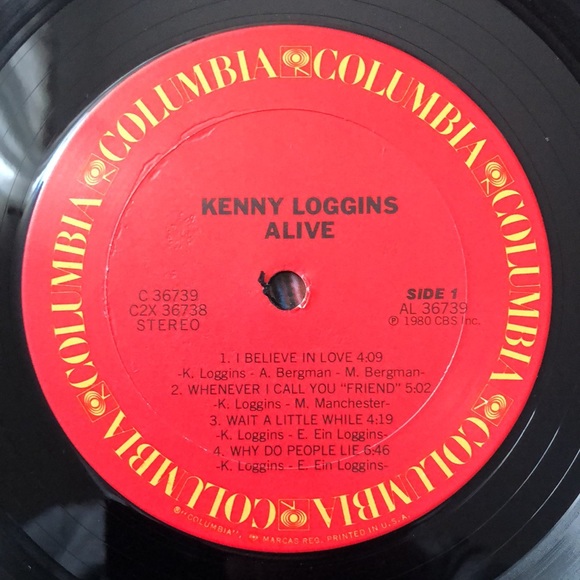 Kenny Loggins Alive Double Vinyl Lp Set '80 - Picture 8 of 12